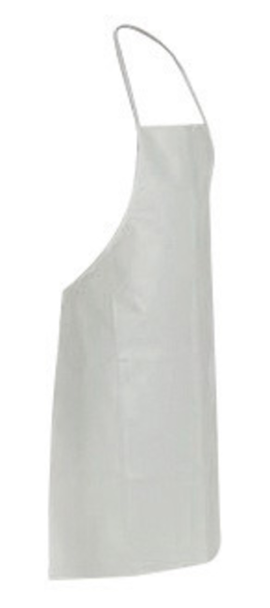 DuPont™ White Tychem® 4000 12 mil Saranex™ 23-P/Tyvek® Apron (Availability restrictions apply.)