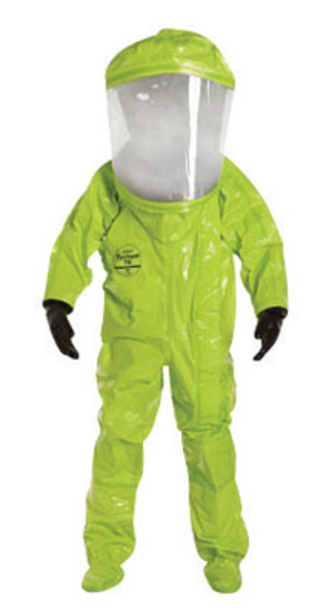 DuPont™ Size 4X Yellow Tychem® 10000 28 mil Tychem® 10000 Suit (Availability restrictions apply.)