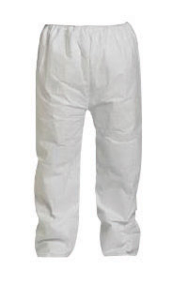(Case/50) DuPont White Tyvek 400 Disposable Pants DPPTY350SWHMD00 for sale online at autumn supply