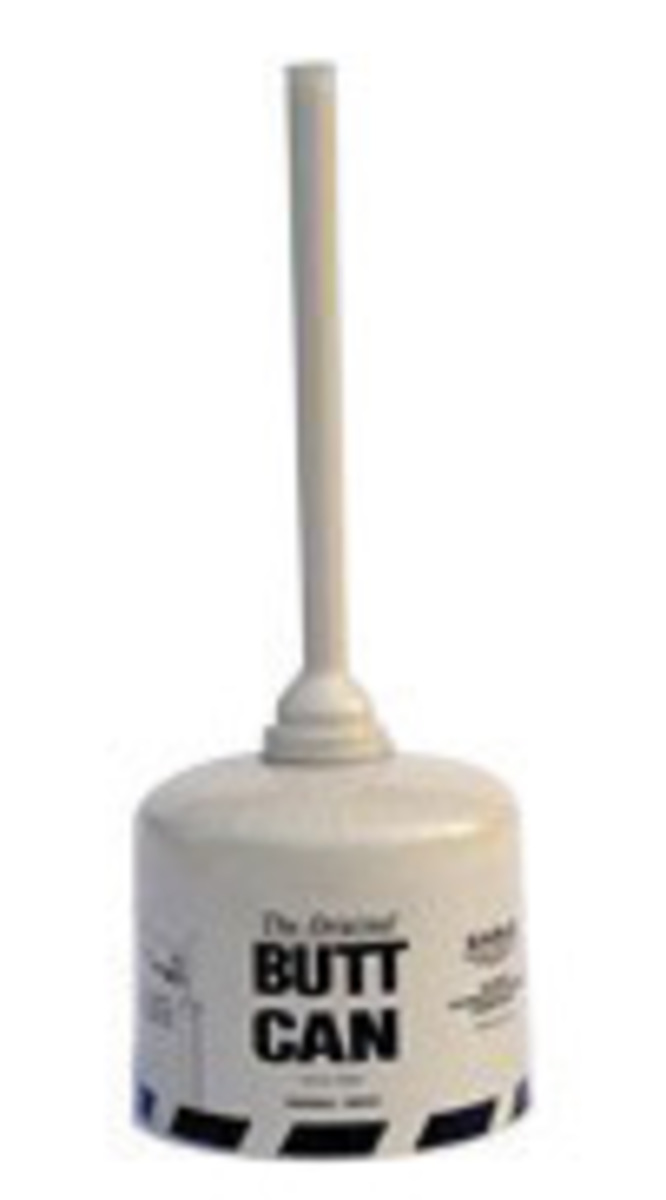 Eagle 5 Gallon Beige Galvanized Steel Original Butt C E421200BEIGE for sale online at autumn supply