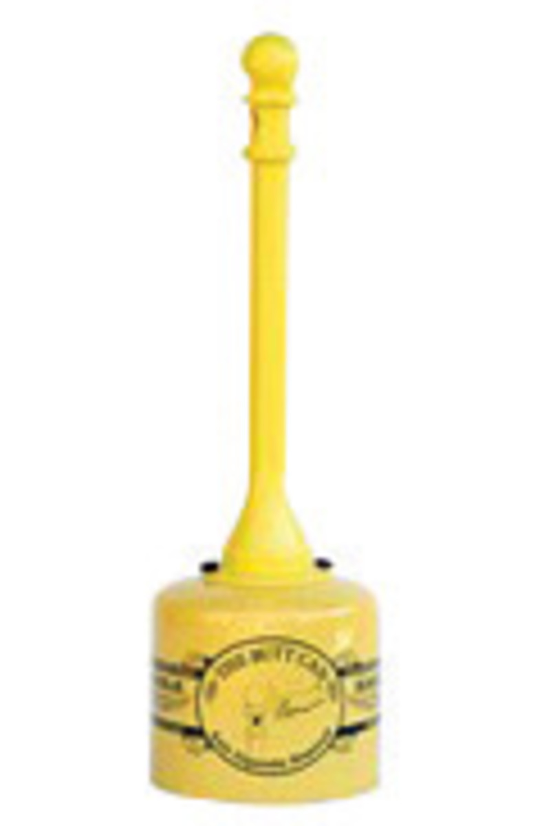 Eagle 5 Gallon Yellow Galvanized Steel Butt Can With E421205 for sale online at autumn supply