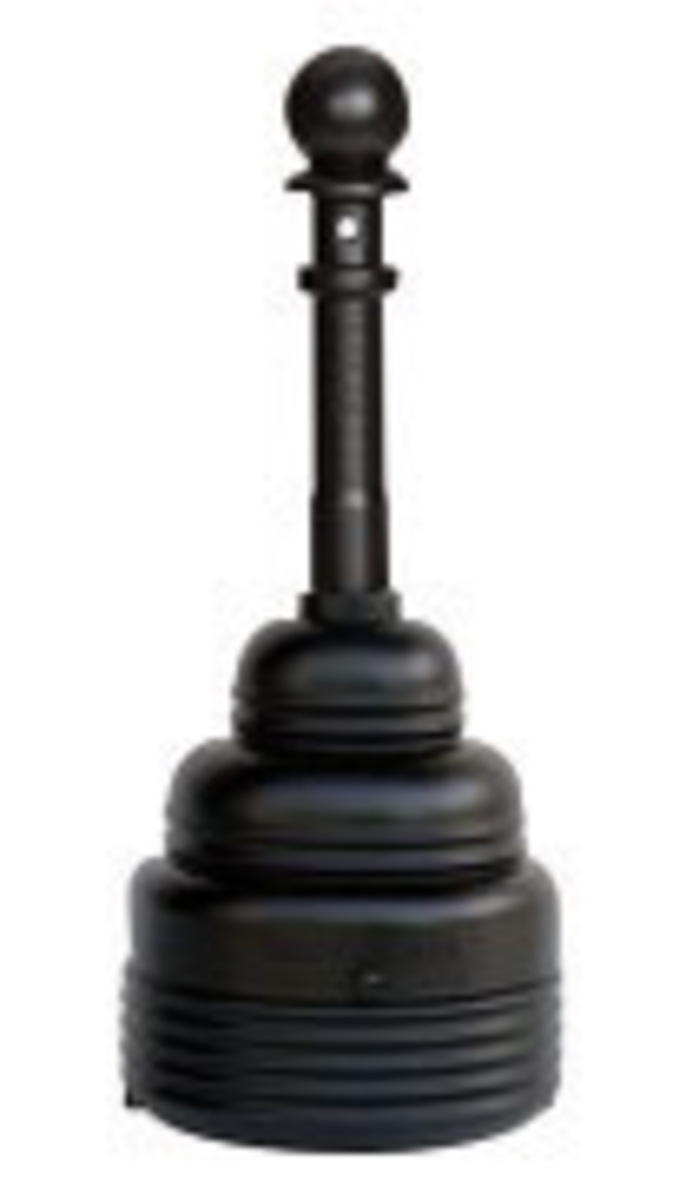 Eagle 4 Gallon Black SafeSmoker HDPE Cigarette Recept E421208BLACK for sale online at autumn supply