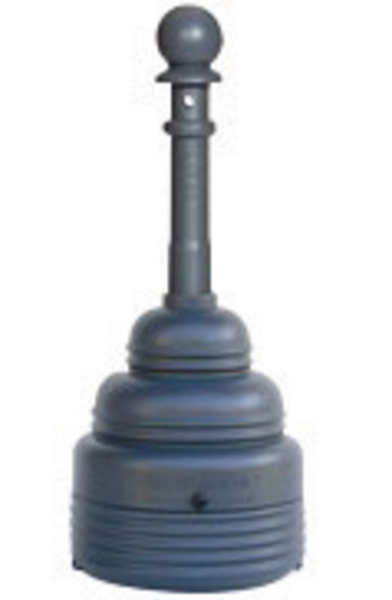 Eagle 4 Gallon Gray SafeSmoker HDPE Cigarette Recepta E421208GRAY for sale online at autumn supply