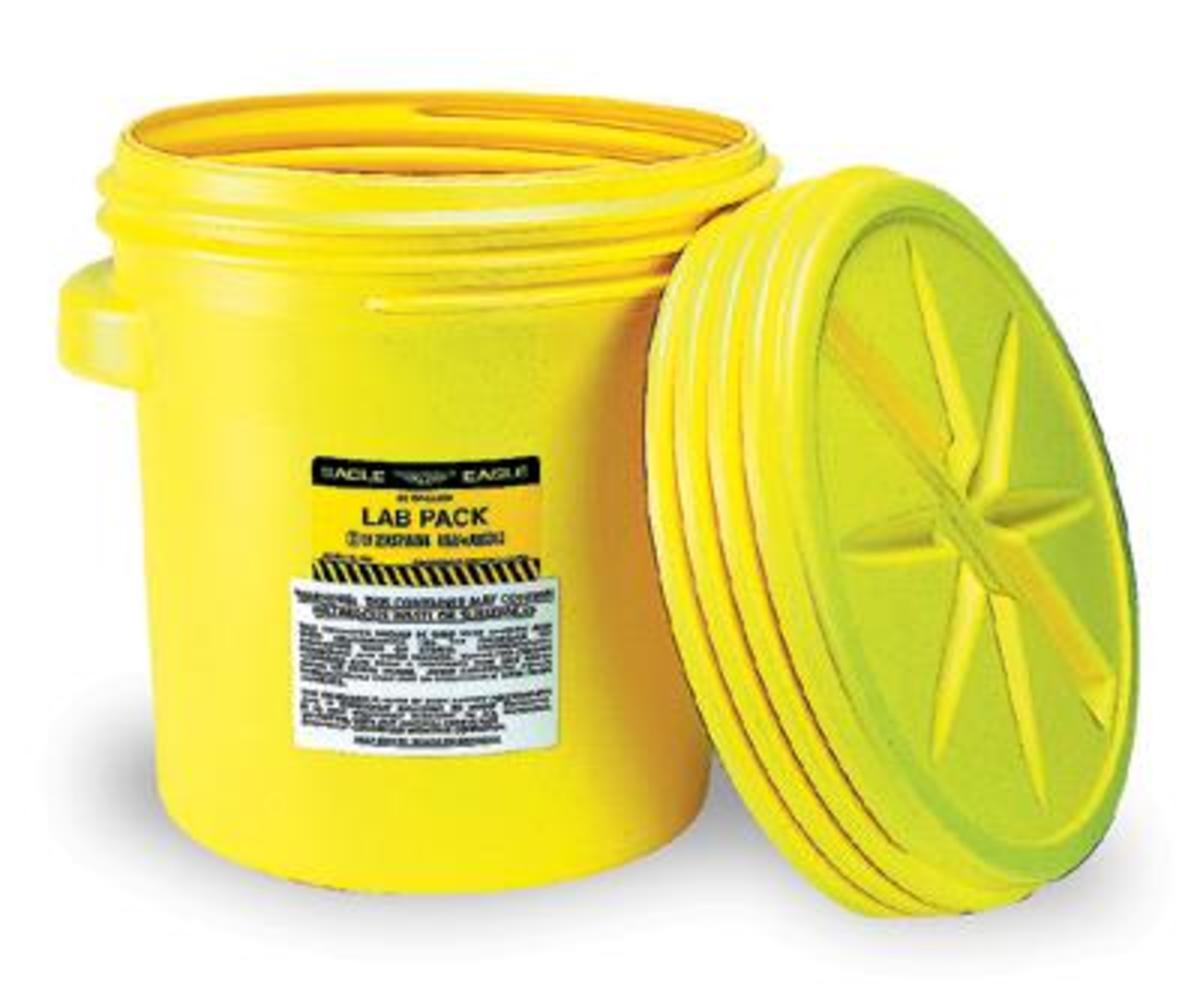 Eagle Haz-Mat 20 Gallon Polyethylene Containment Lab Pack With Screw Top Lid 20 1/2
