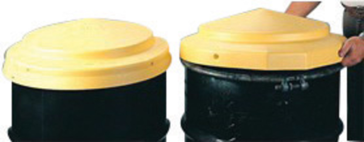 Eagle 23 X 5 Yellow HDPE Closed Head Drum Cover E421666 for sale online at autumn supply