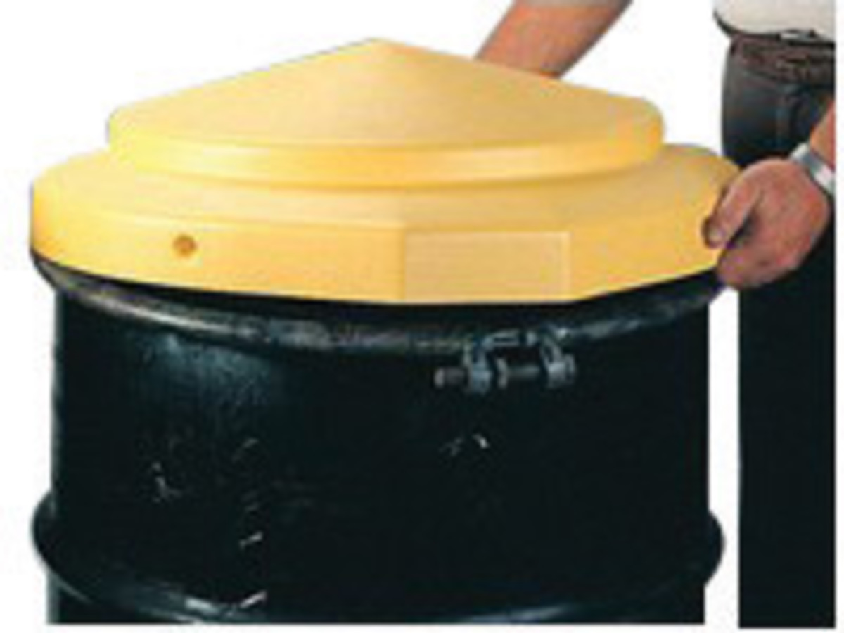 Eagle 24 X 5 Yellow HDPE Open Head Drum Cover (6 unit E421667 for sale online at autumn supply