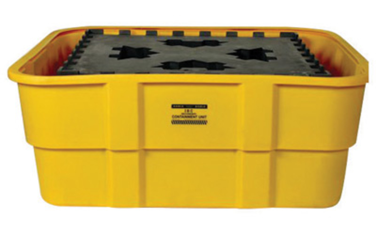 Eagle 67 X 67 X 26 AllPoly Polyethylene IBC Spill Con E421683 for sale online at autumn supply