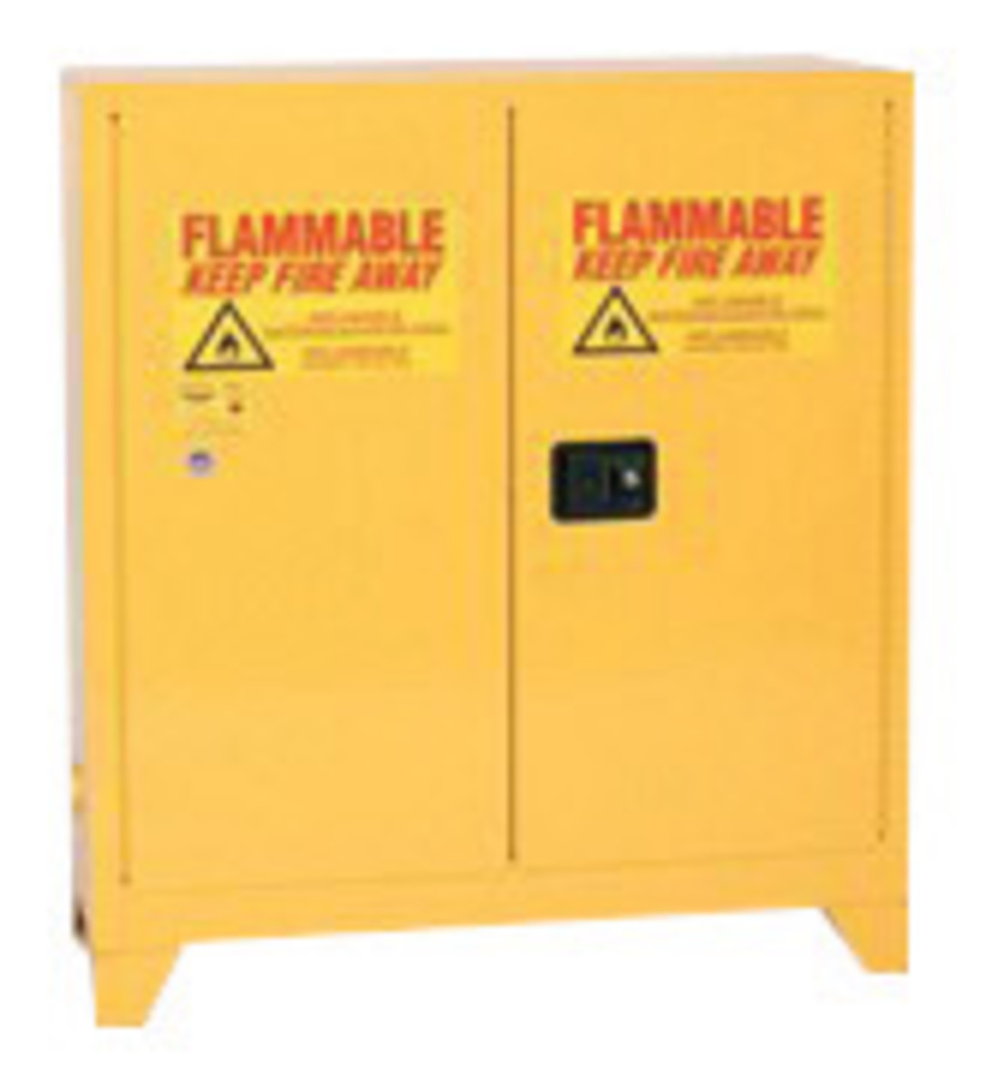 Eagle 30 Gallon Yellow Tower™ 18 Gauge Steel Safety Storage Cabinet