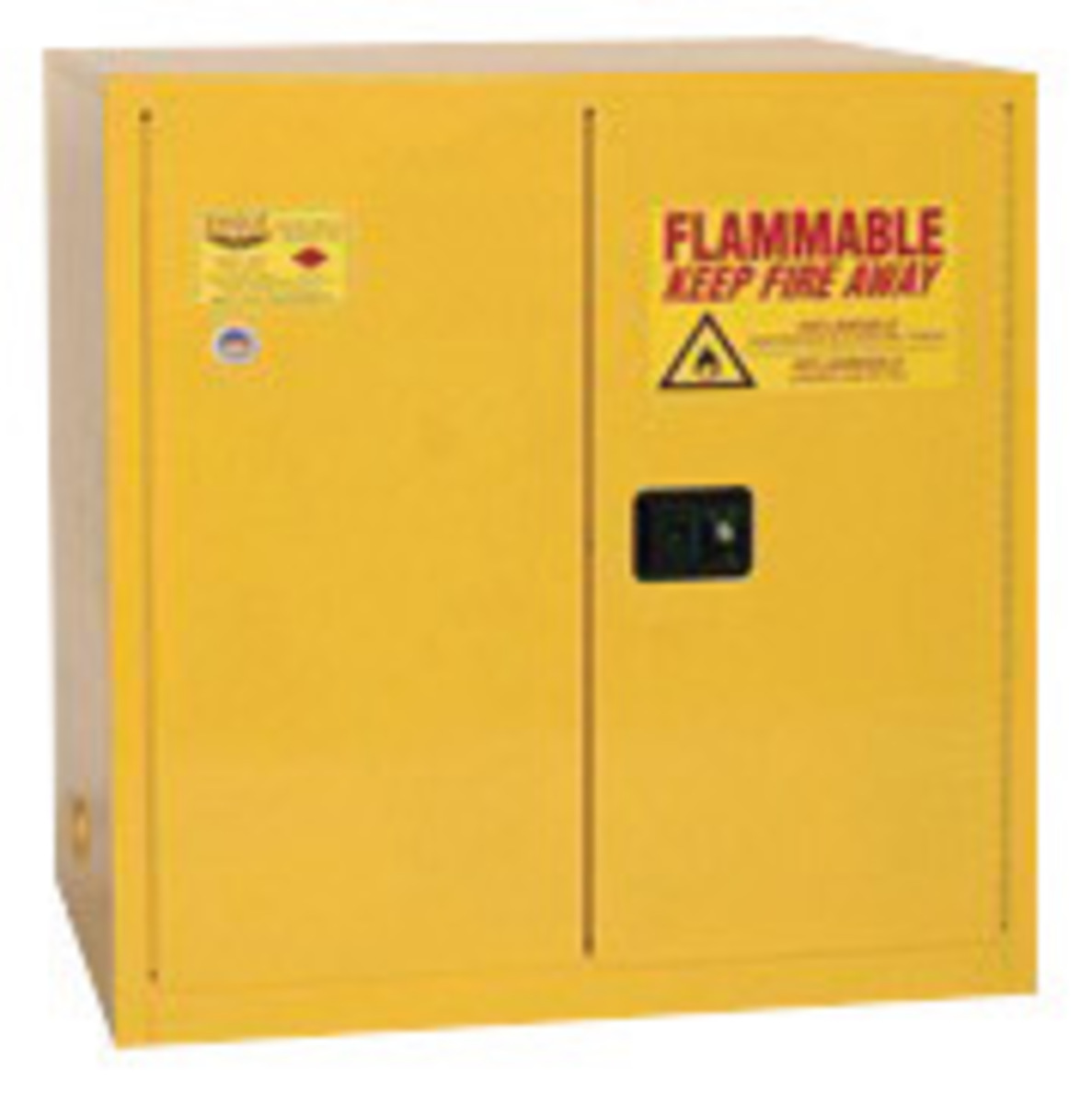 Eagle 24 Gallon Yellow 18 Gauge Steel Wall Mount Safe E421976 for sale online at autumn supply