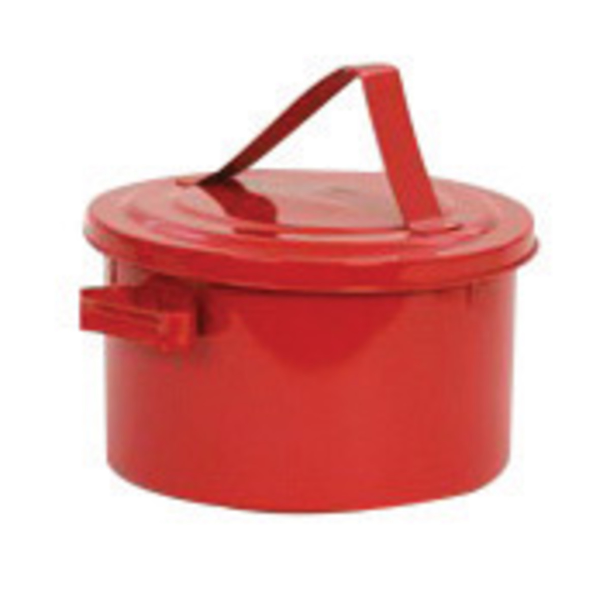 Eagle 8 Quart Red Galvanized Steel Safety Bench Can