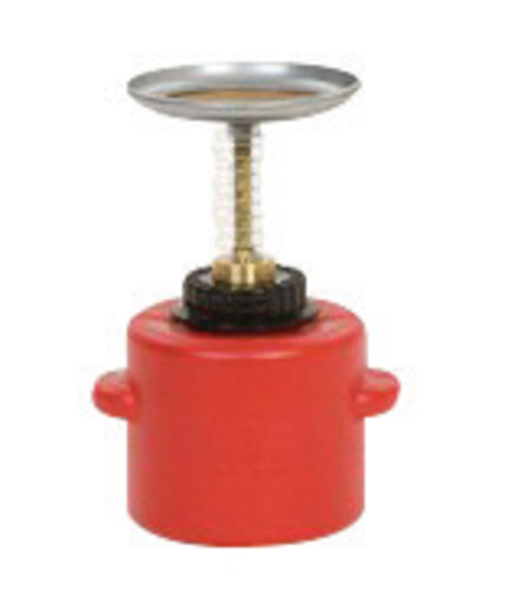 Eagle 2 Quart Red HDPE Safety Plunger Can