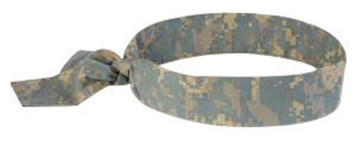 Ergodyne Camouflage Chill-Its® 6700 Cotton/Polymer Evaporative Cooling Bandana/Headband