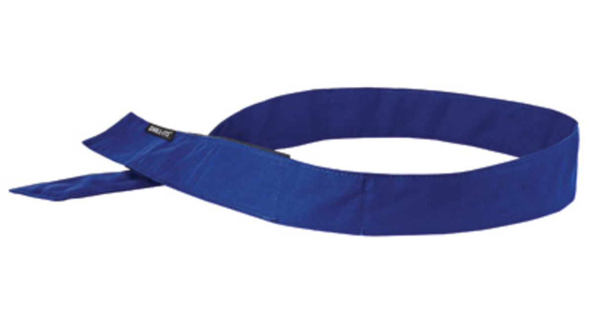 Ergodyne Blue Chill-Its® 6705 Cotton/Polymer Bandana/Headband