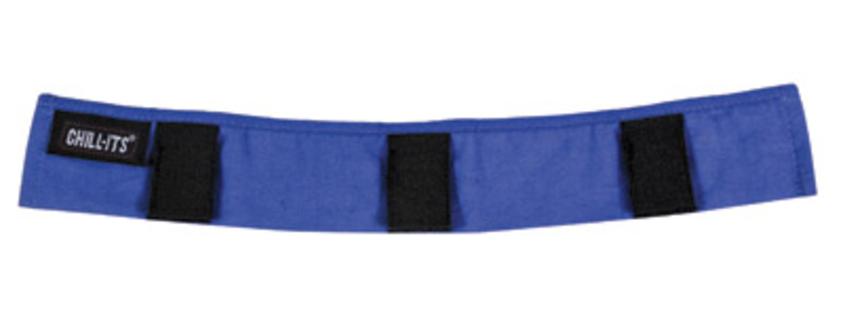 Ergodyne Blue Chill-Its® 6716 Cotton/Polymer Evaporative Cooling Hard Hat Liner
