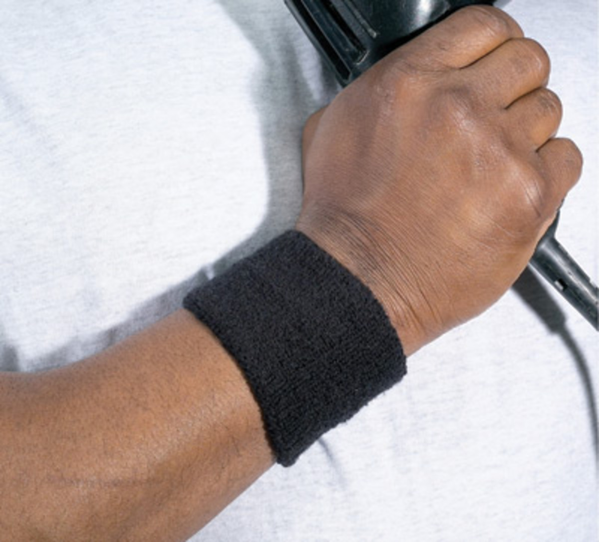Ergodyne Black ChillIts 6500 CottonTerry Wristband E5712402 for sale online at autumn supply