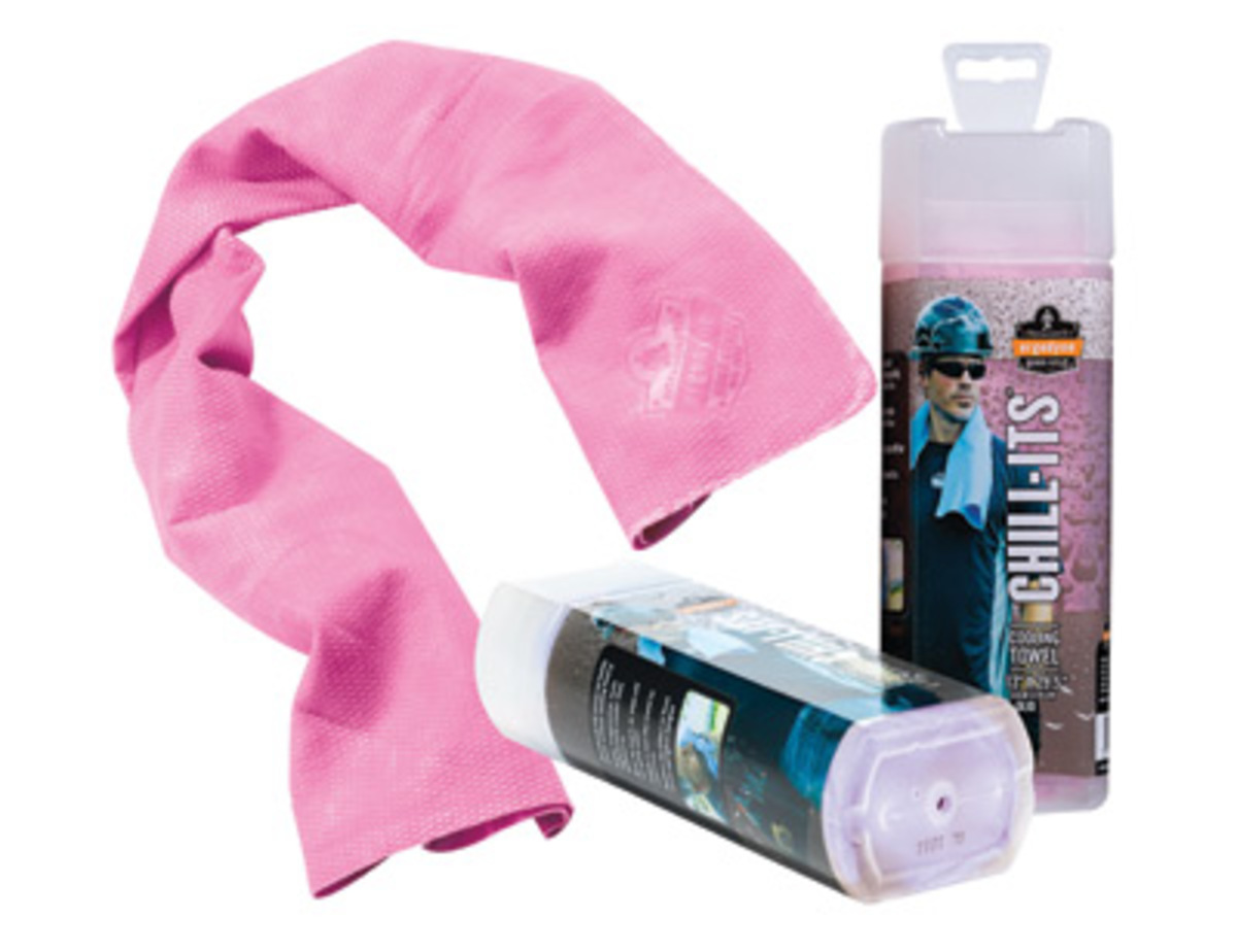 Ergodyne Pink Chill-Its® 6602 PVA Evaporative Cooling Towel