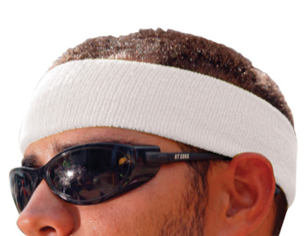 Ergodyne White Chill-Its® 6550 Cotton/Terry Sweatband