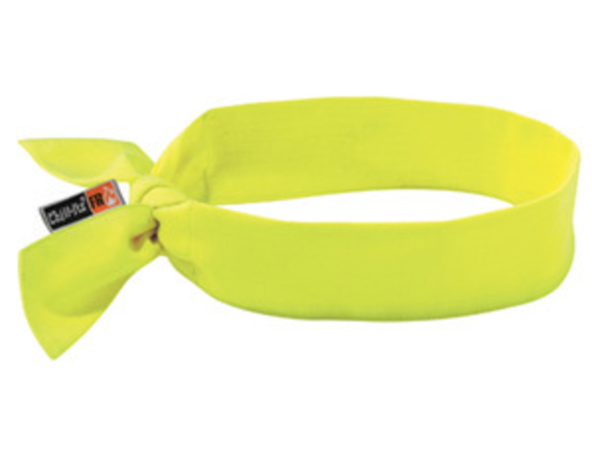 Ergodyne Lime ChillIts 6700FR CottonModacrylic Evapor E5712601 for sale online at autumn supply