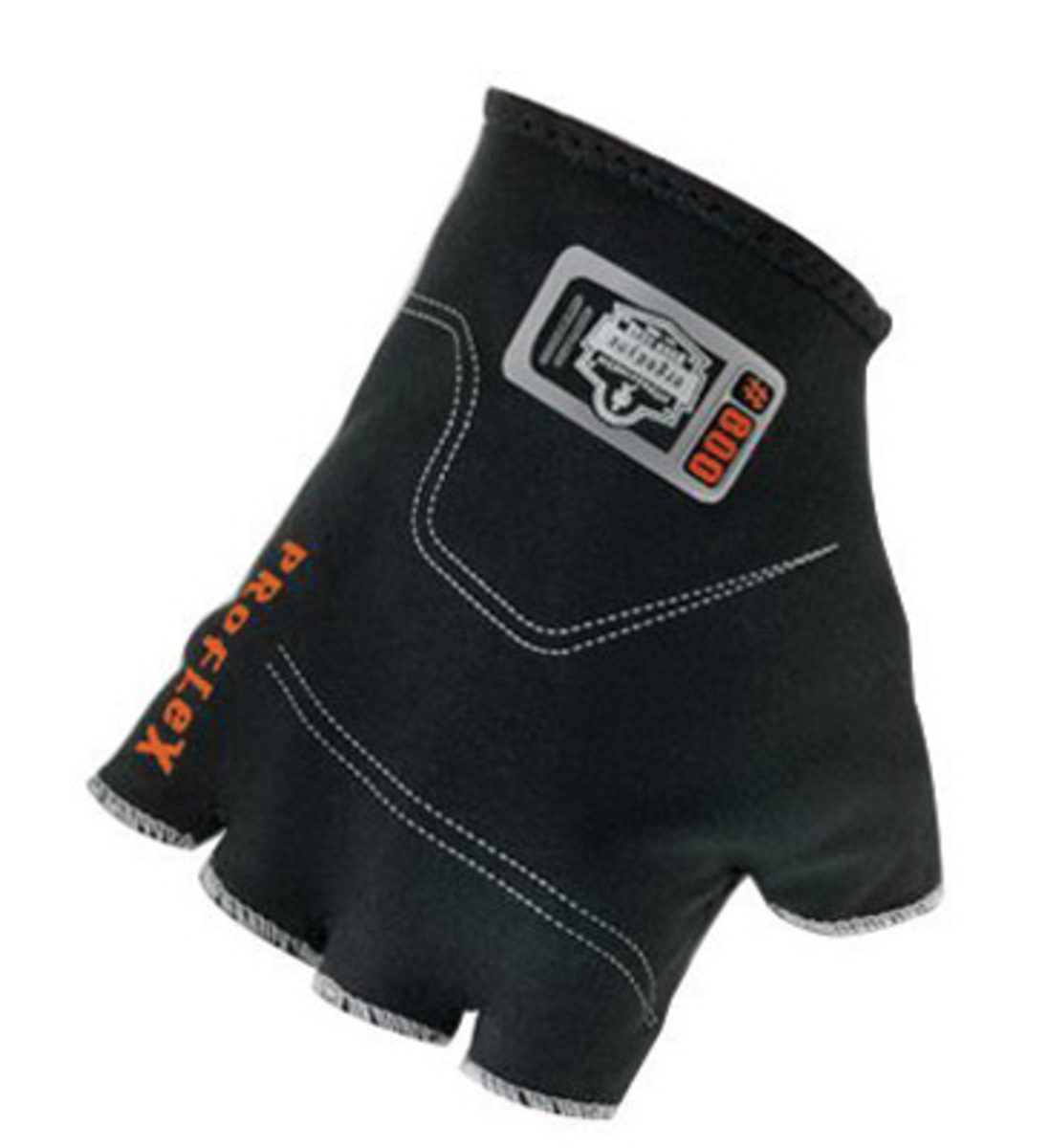 Ergodyne Black ProFlex Spandex Half Finger AntiVibrat E5716106 for sale online at autumn supply