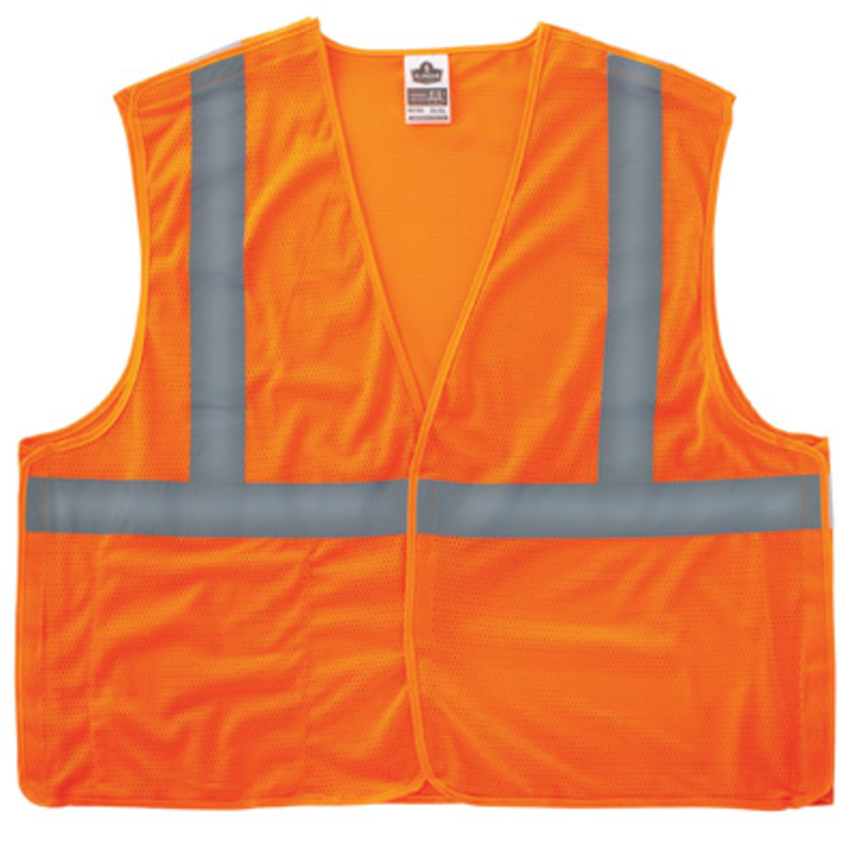 Ergodyne 4X - 5X Orange GloWear® 8215BA Polyester Mesh Economy Breakaway Vest