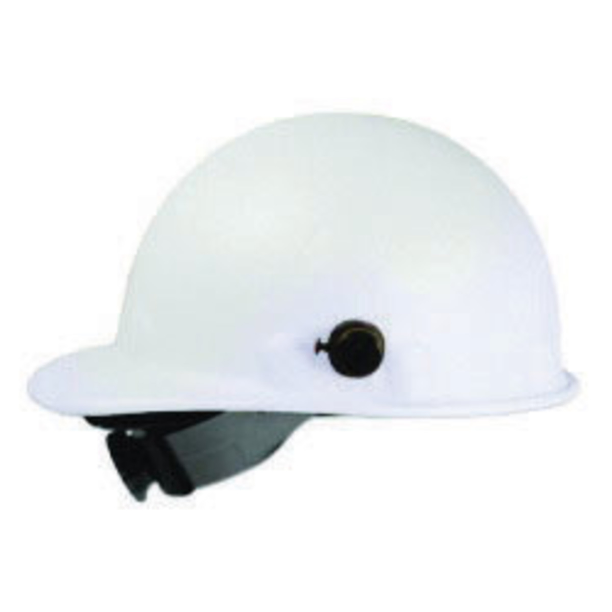 Honeywell White Fibre-Metal® Roughneck P2 Fiberglass Cap Style Hard Hat With SuperEight® Rachet/8 Point Ratchet Suspension