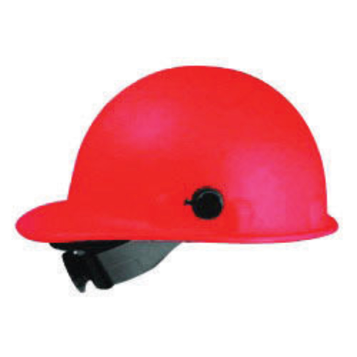 Honeywell Red Fibre-Metal® Roughneck P2 Fiberglass Cap Style Hard Hat With SuperEight® Rachet/8 Point Swingstrap Ratchet Suspens