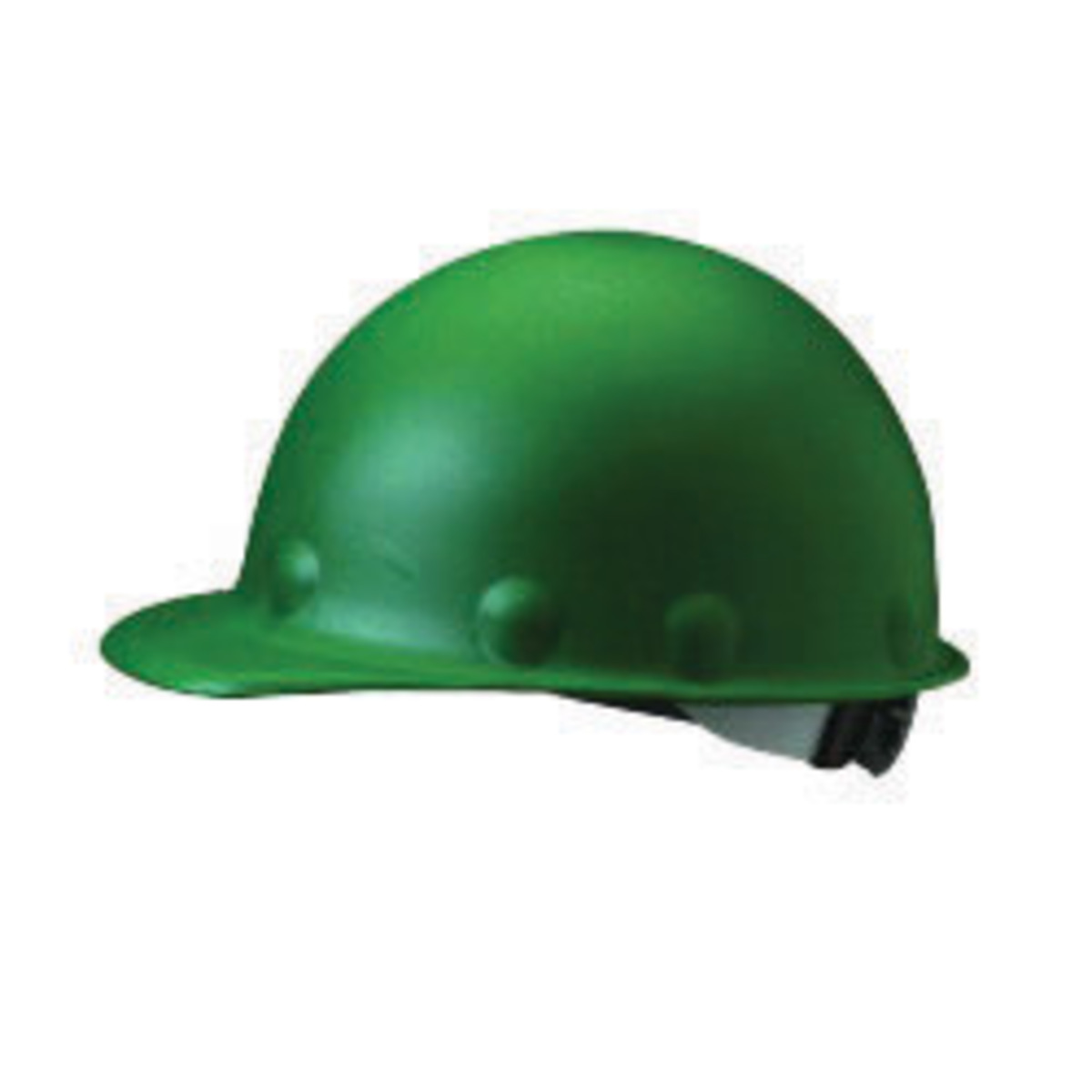 Honeywell Green Fibre-Metal® Roughneck P2 Fiberglass Cap Style Hard Hat With SuperEight® Rachet/8 Point Ratchet Suspension