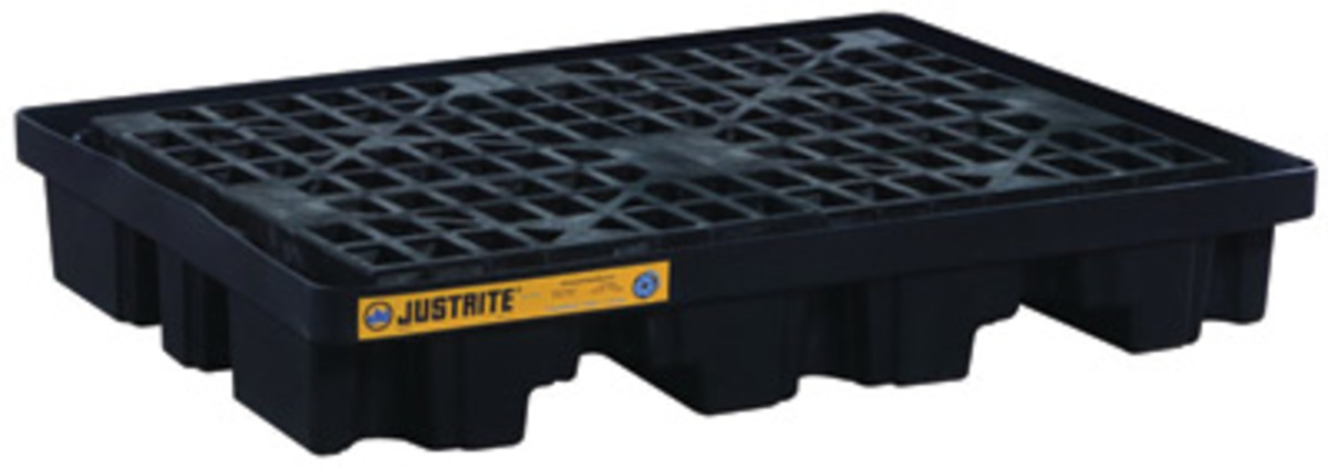 Justrite 55 X 45 X 9 EcoPolyBlend Black Polyethylene JTR28672 for sale online at autumn supply