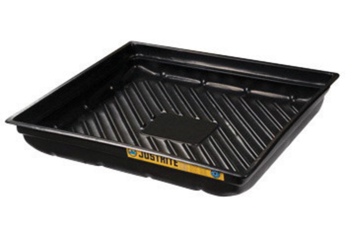 Justrite 37 34 X 34 X 5 12 EcoPolyBlend Black Polyeth JTR28718 for sale online at autumn supply