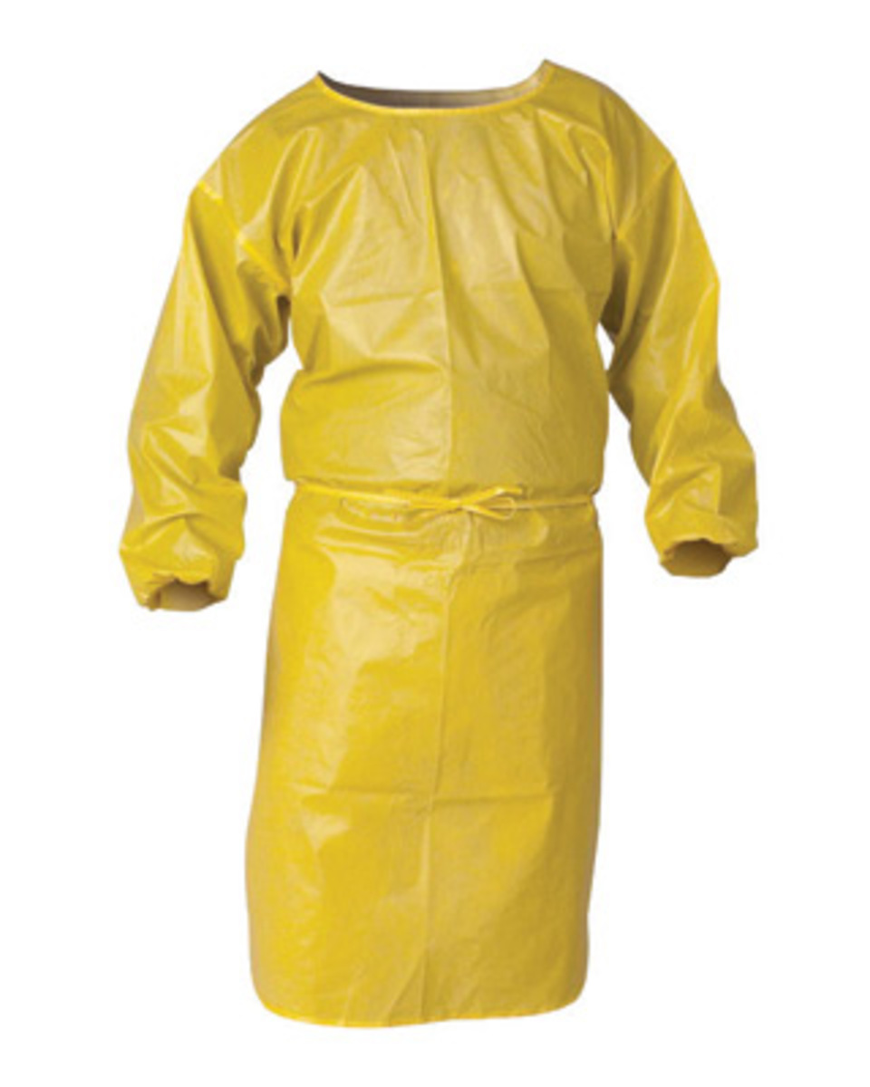 Kimberly-Clark Professional* Yellow KleenGuard* A70 Polypropylene Smock (Availability restrictions apply.)