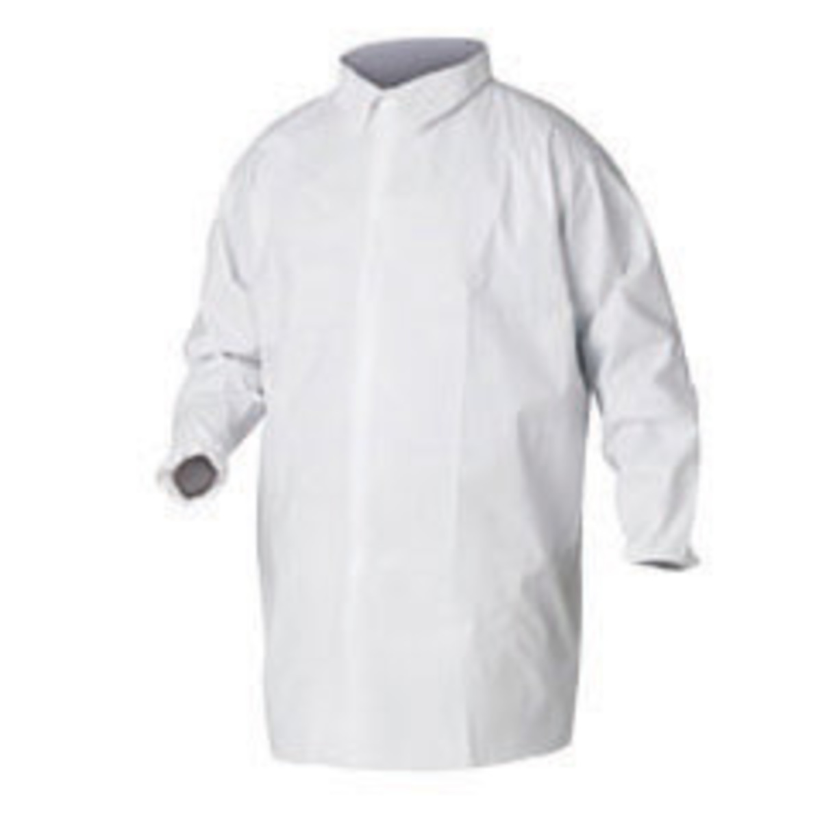 Kimberly-Clark Professional™ Medium White KleenGuard™ A40 Film Laminate Disposable Lab Coat (Availability restrictions apply.)