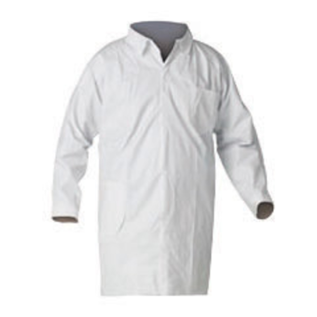 Kimberly-Clark Professional™ Medium White KleenGuard™ A40 Film Laminate Disposable Lab Coat (Availability restrictions apply.)