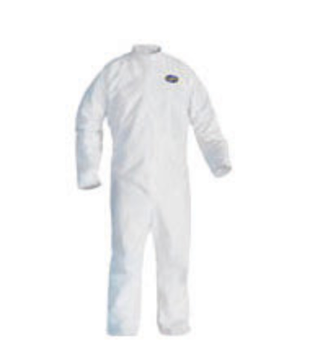 Kimberly-Clark Professional* 3X White KleenGuard™ A30 SMS Disposable Coveralls (Availability restrictions apply.)