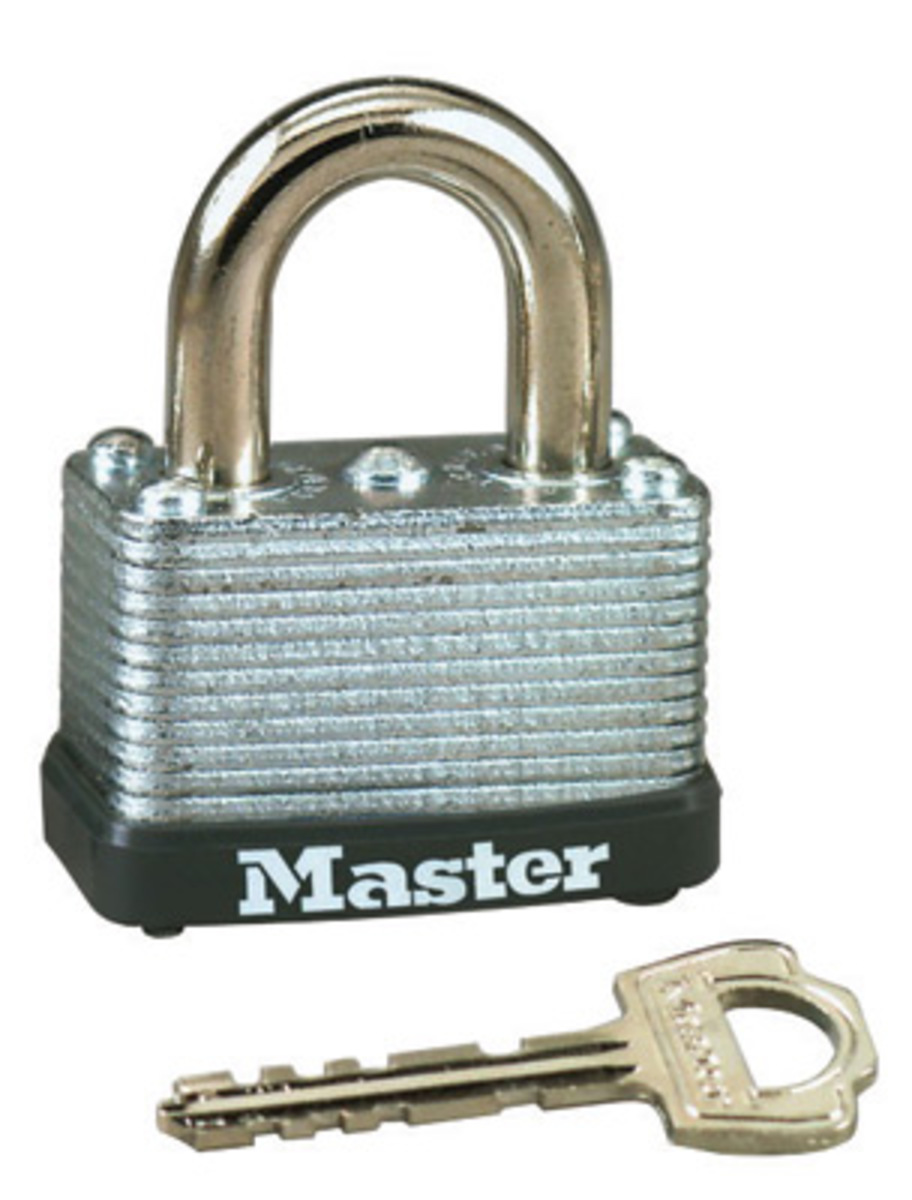 Master Lock® Silver Laminated Steel Padlock With 1/4