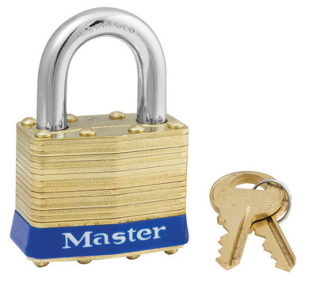 Master Lock® Laminated Steel Non-Rekeyable Rectangular Padlock With 5/16