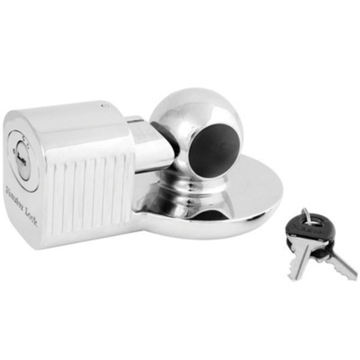 Master Lock® Nickel Plated Zinc Die Cast Coupler Lock (For Trailer Hitch)