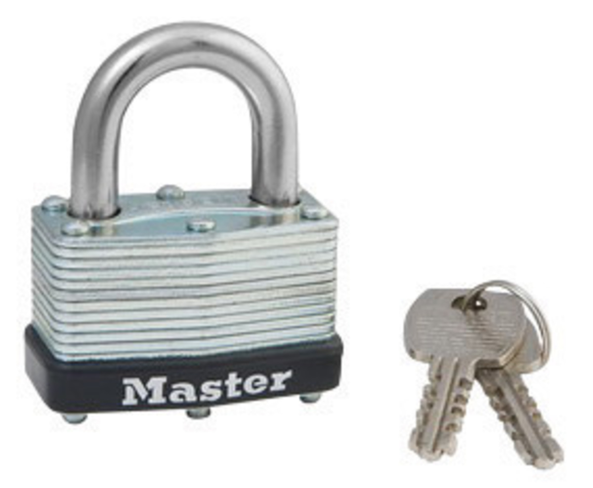 Master Lock® Laminated Steel Padlock With 9/32