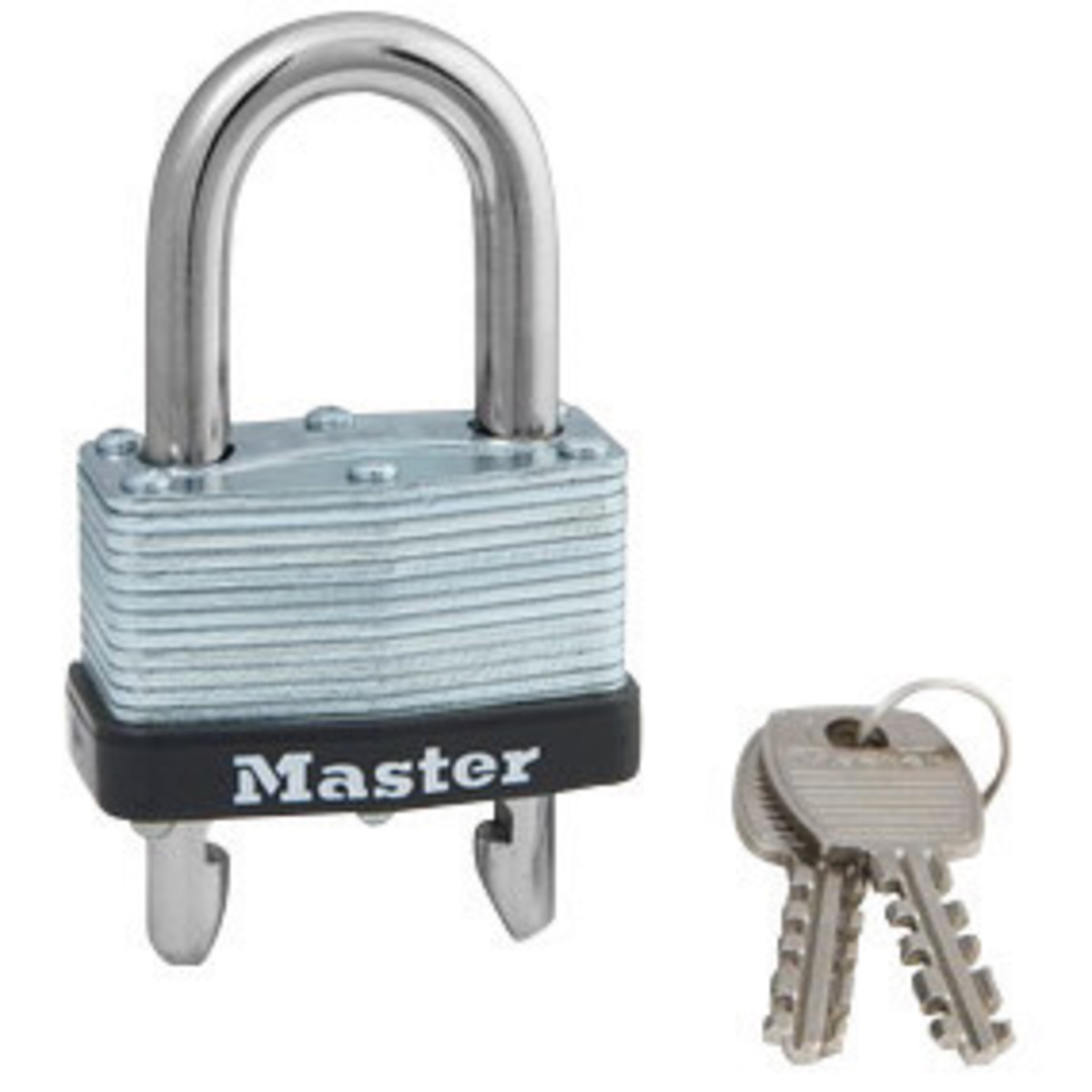Master Lock® Gray Steel Padlock With 2