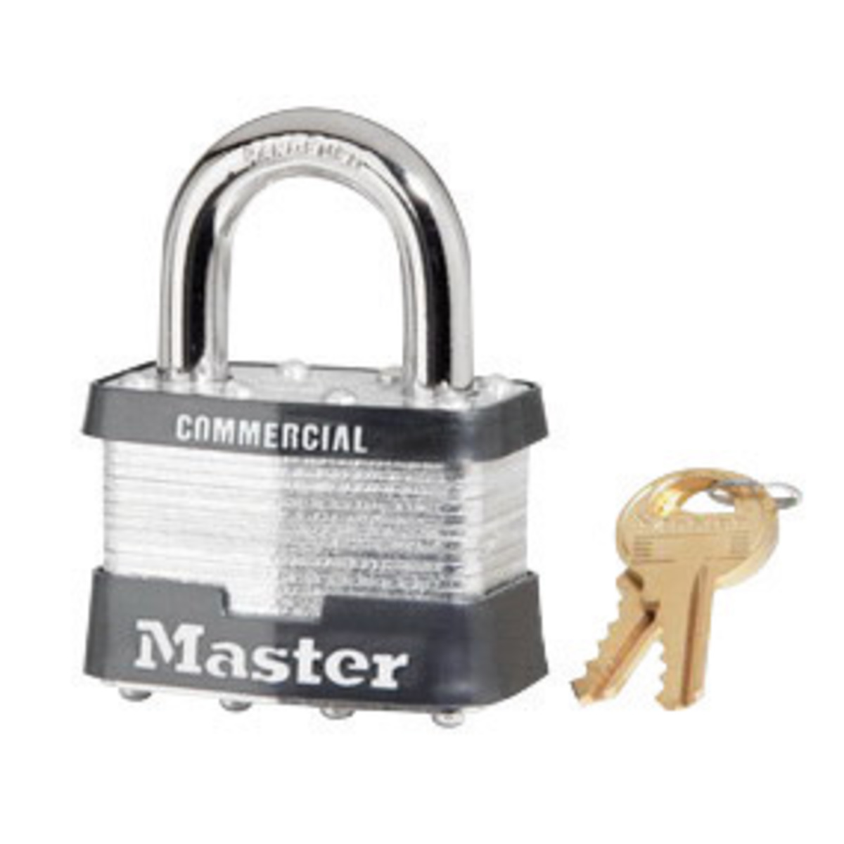 Master Lock® Yellow Steel Padlock With 1 1/2