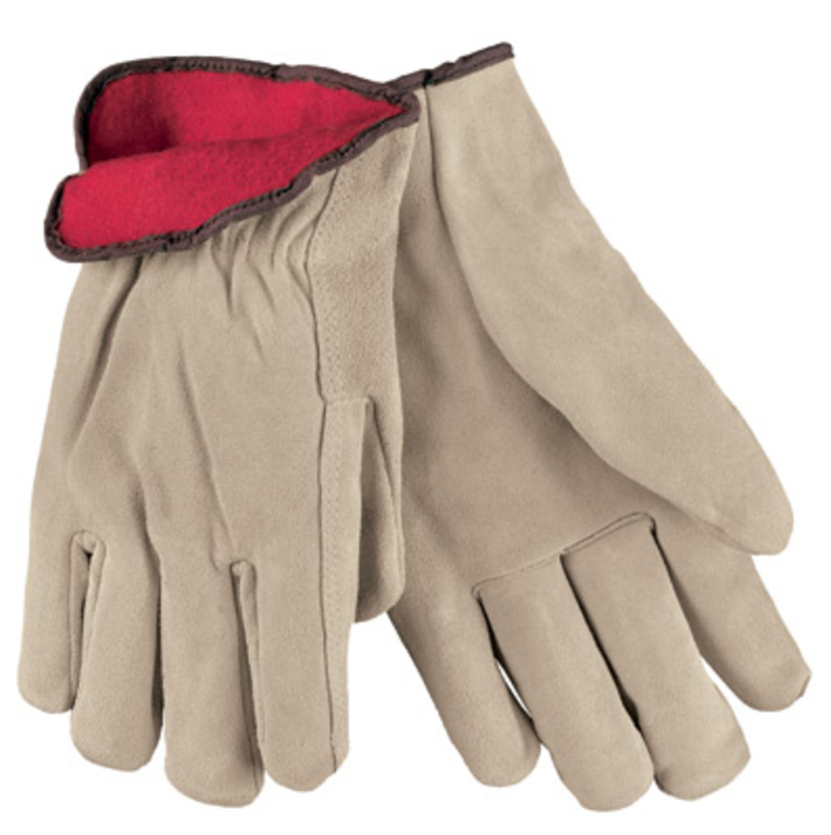 Memphis Glove®  X-Large Tan Split Cowhide Fleece Lined Cold Weather Gloves