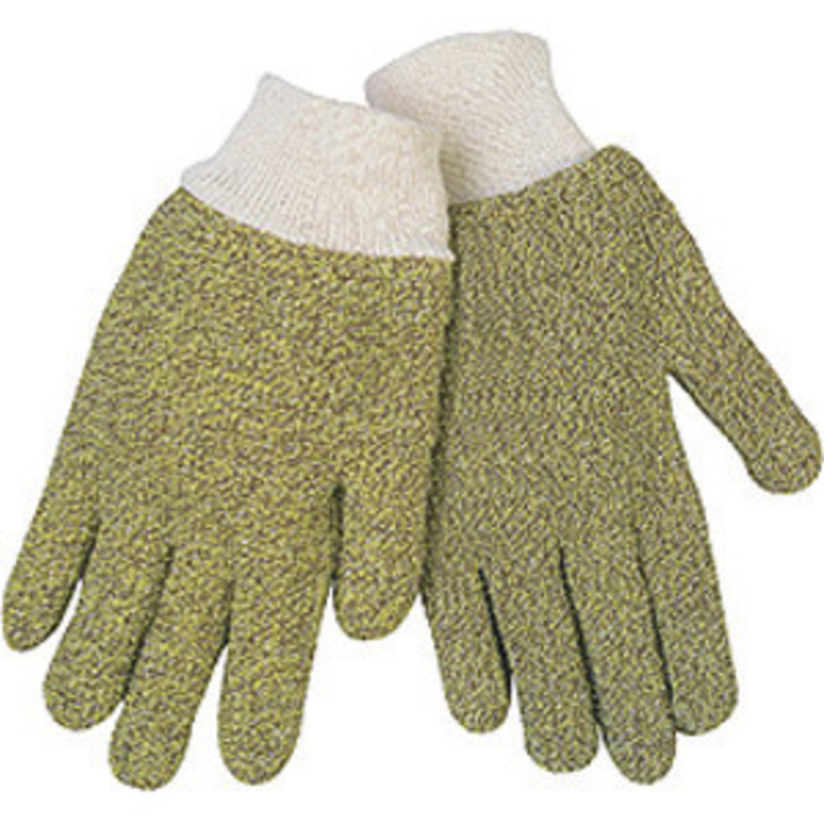 Memphis Glove Large Brown And Yellow Regular Weight Loop-Out Kevlar® Cotton Blend Terry Cloth Heat Resistant Gloves With Knit Wr