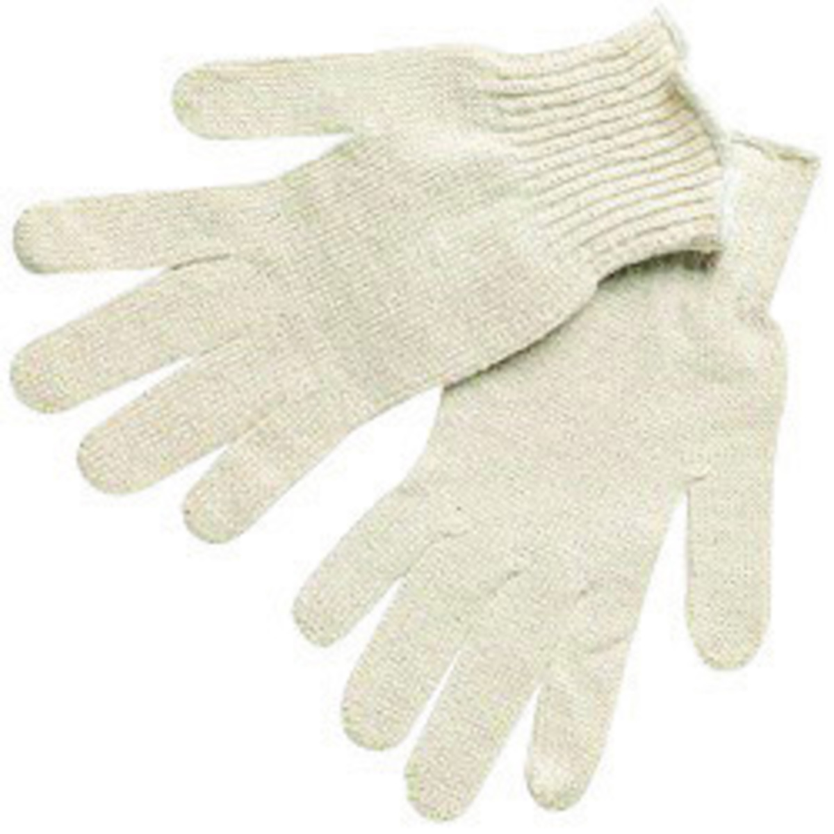 Memphis™ Large Yellow Cotton Uncoated Work Gloves With Knit Wrist