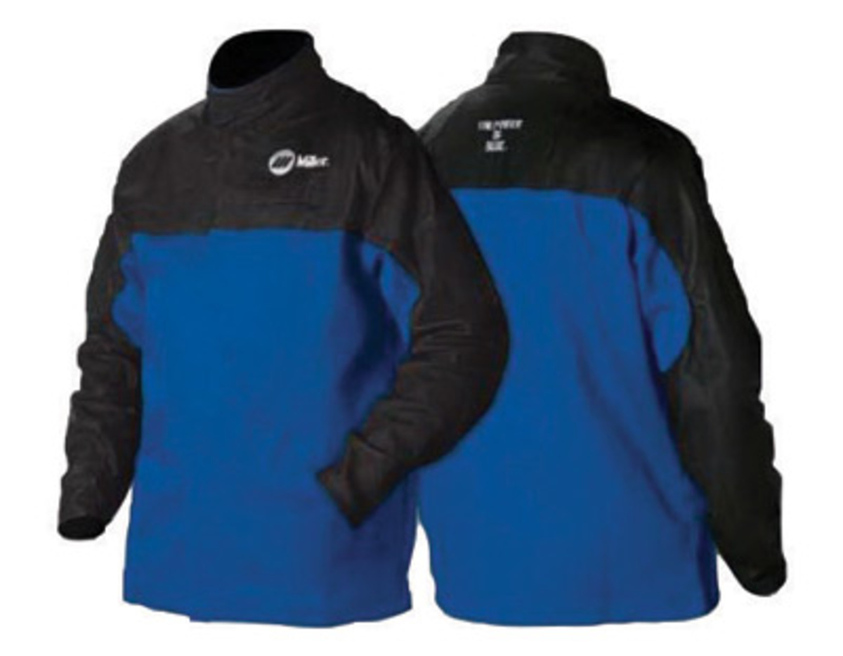 Miller 2X Royal Blue And Black Indura Leather Flame R MIL231084 for sale online at autumn supply