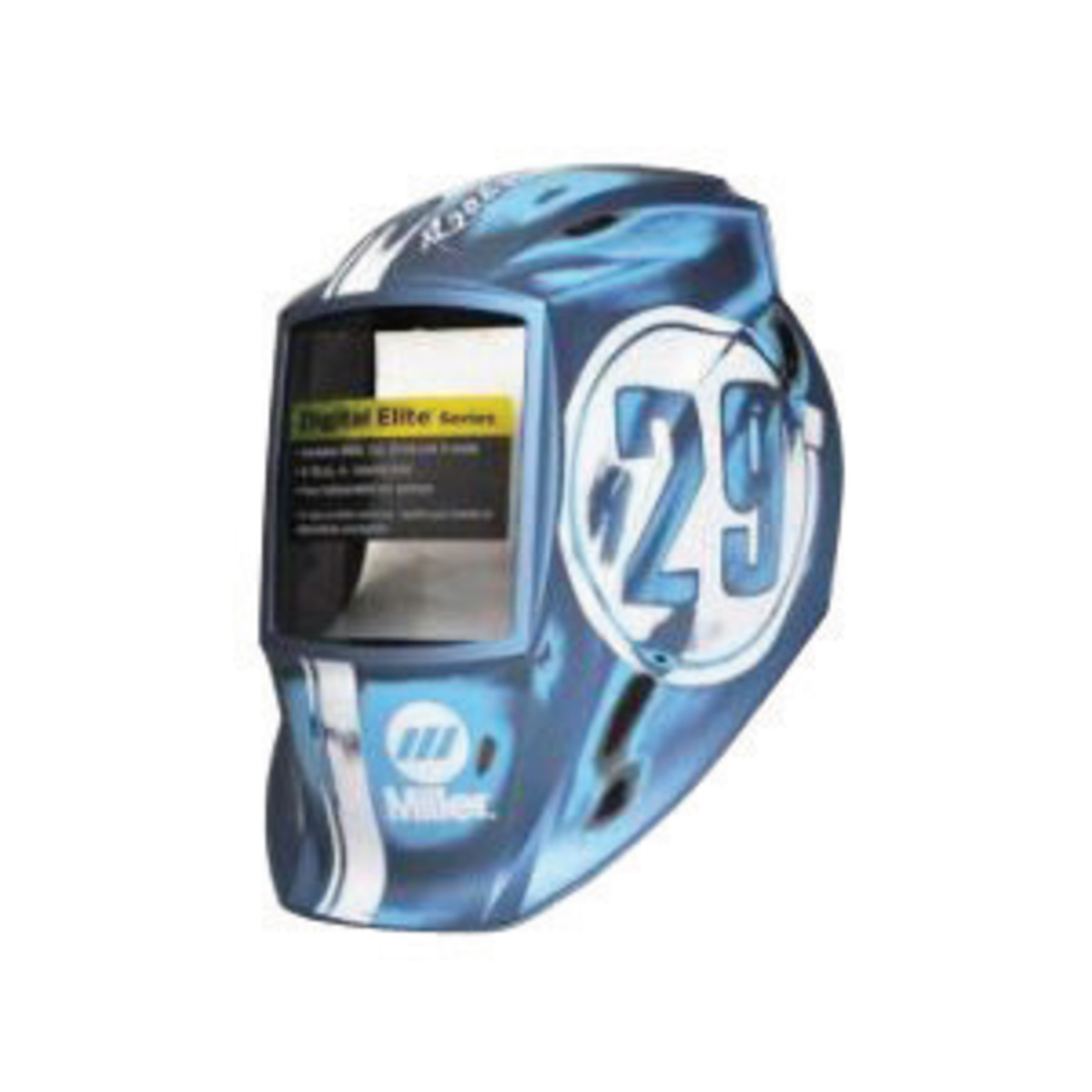 Miller® Blue Helmet Shell With Vintage Roadster™ Graphics For Use With Elite™ Series Welding Helmet