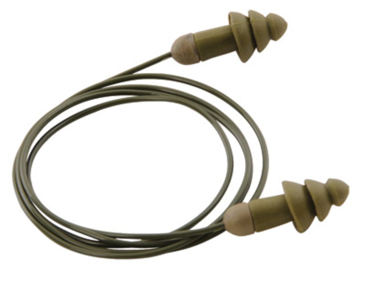 Moldex® Camo Rockets® Flanged Thermoplastic Elastomer Corded Earplugs