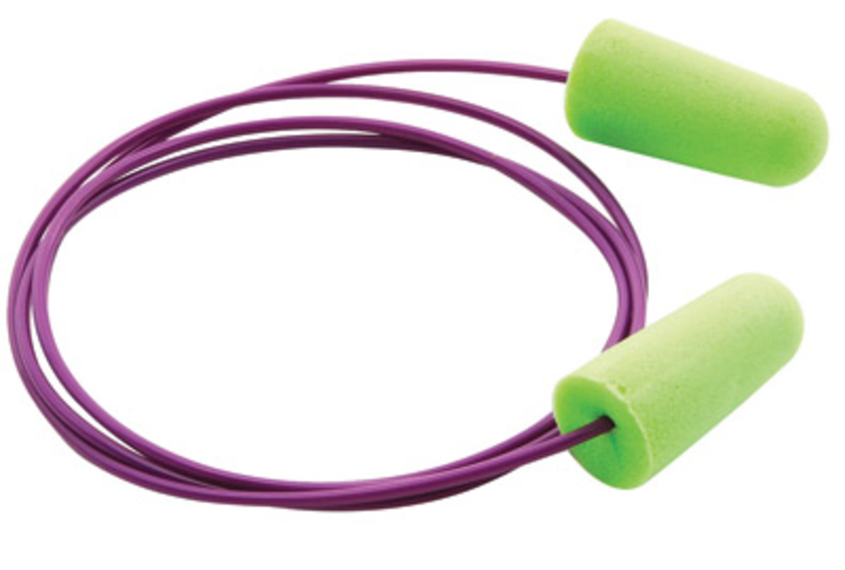 Moldex® Pura-Fit® Tapered Foam Corded Earplugs