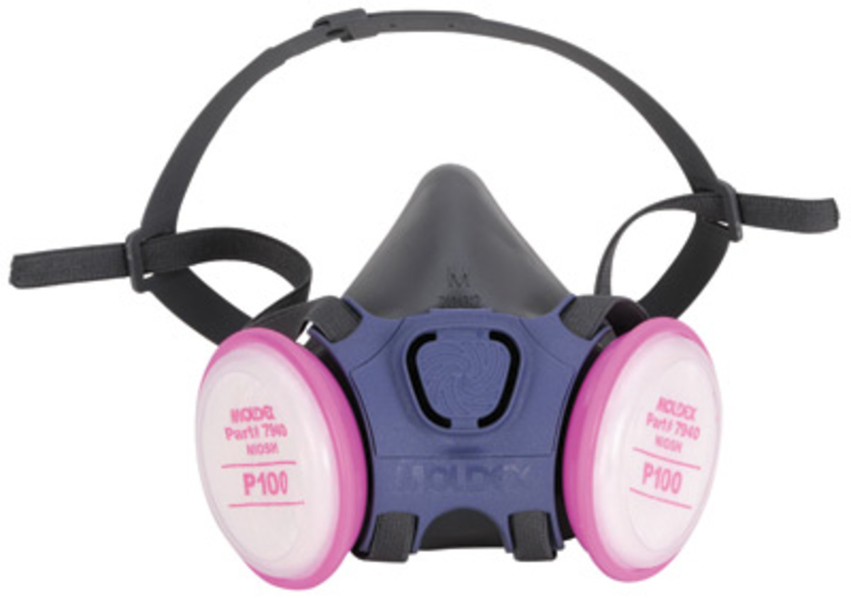 Moldex® Large 7000 Series Half Face Assembled Air Purifying Respirator With P100 Filter Disk (Availability restrictions apply.)