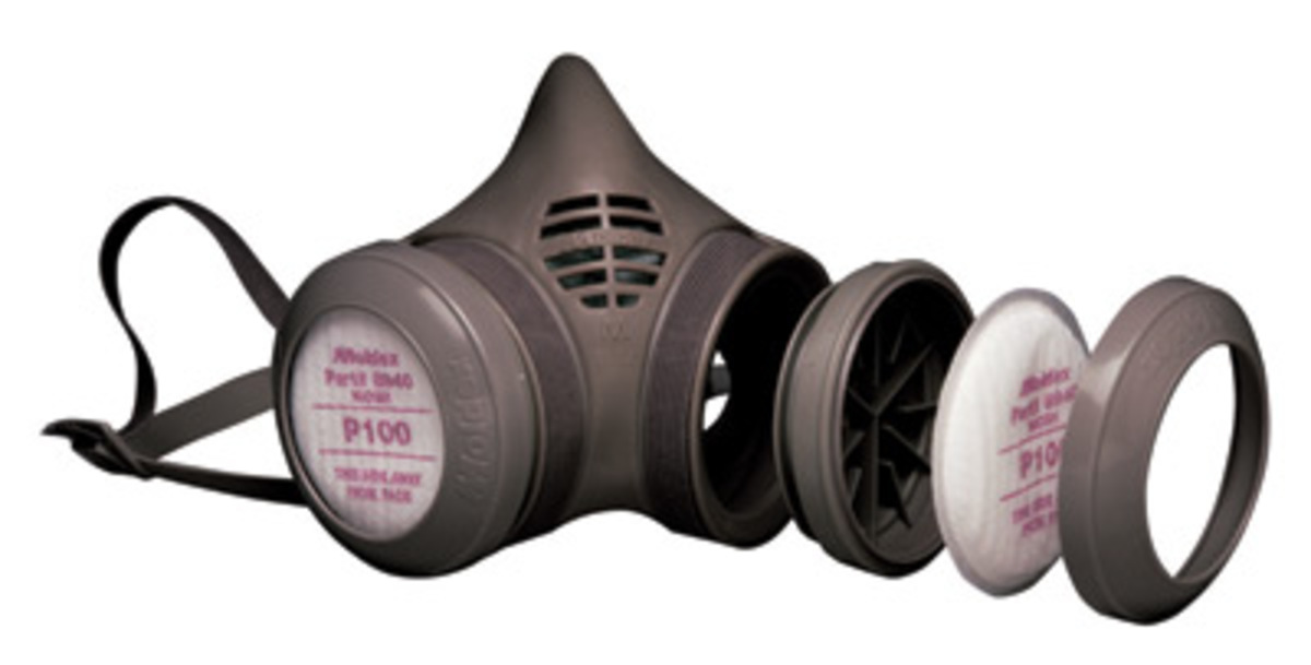 Moldex® Small 8000 Series Half Face Air Purifying Respirator With P100 Filter Disk (Availability restrictions apply.)