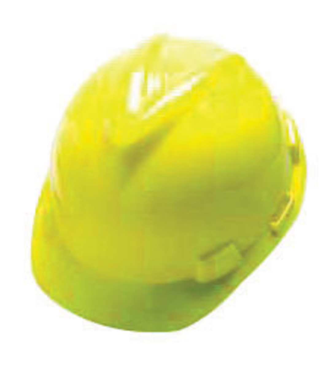 MSA Yellow Polyethylene Cap Style Hard Hat With Pinlock/4 Point Pinlock Suspension