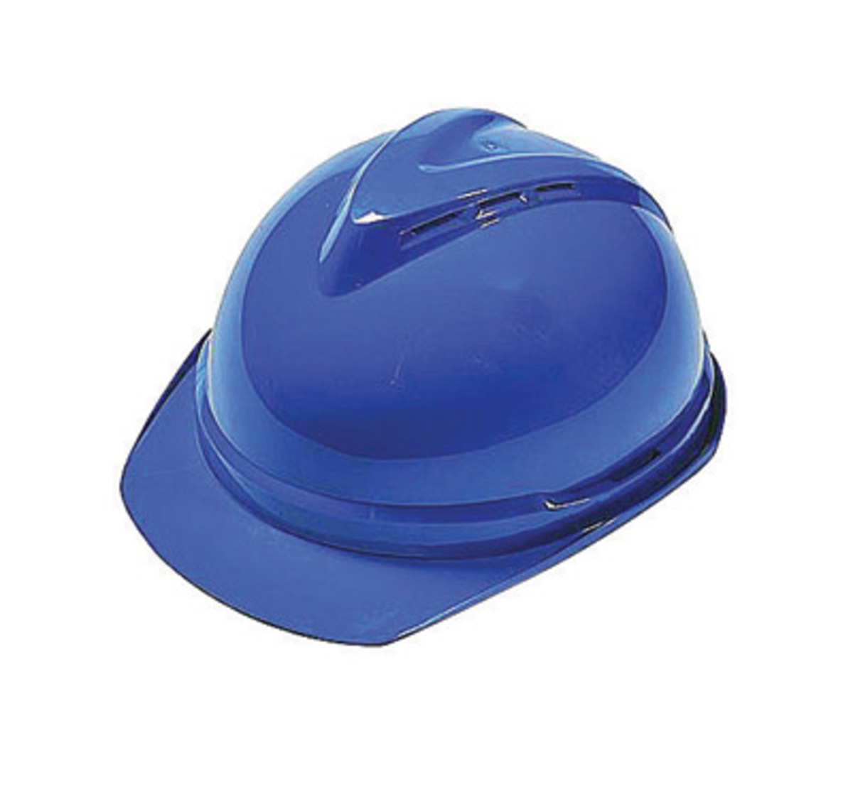 MSA Blue Polyethylene Cap Style Hard Hat With Ratchet/6 Point Ratchet Suspension